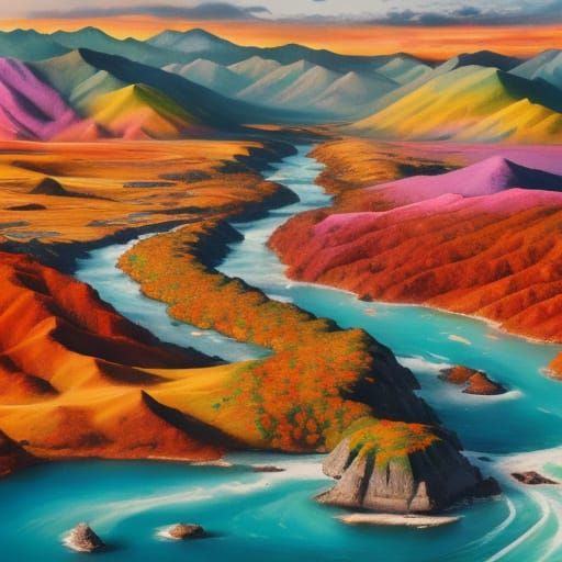 New Zealand Made of Candy and Sweets