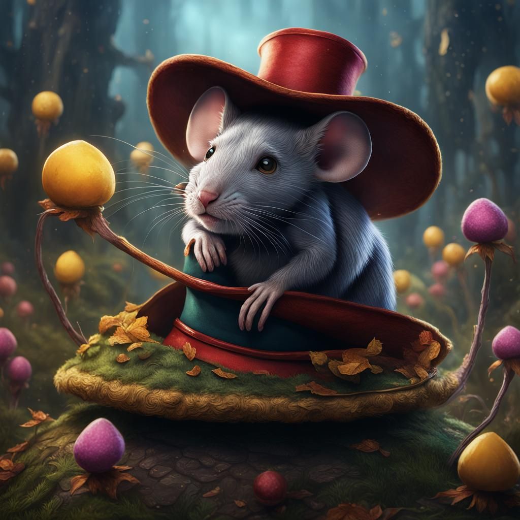 Mice in Hats: Detailed Matte Painting