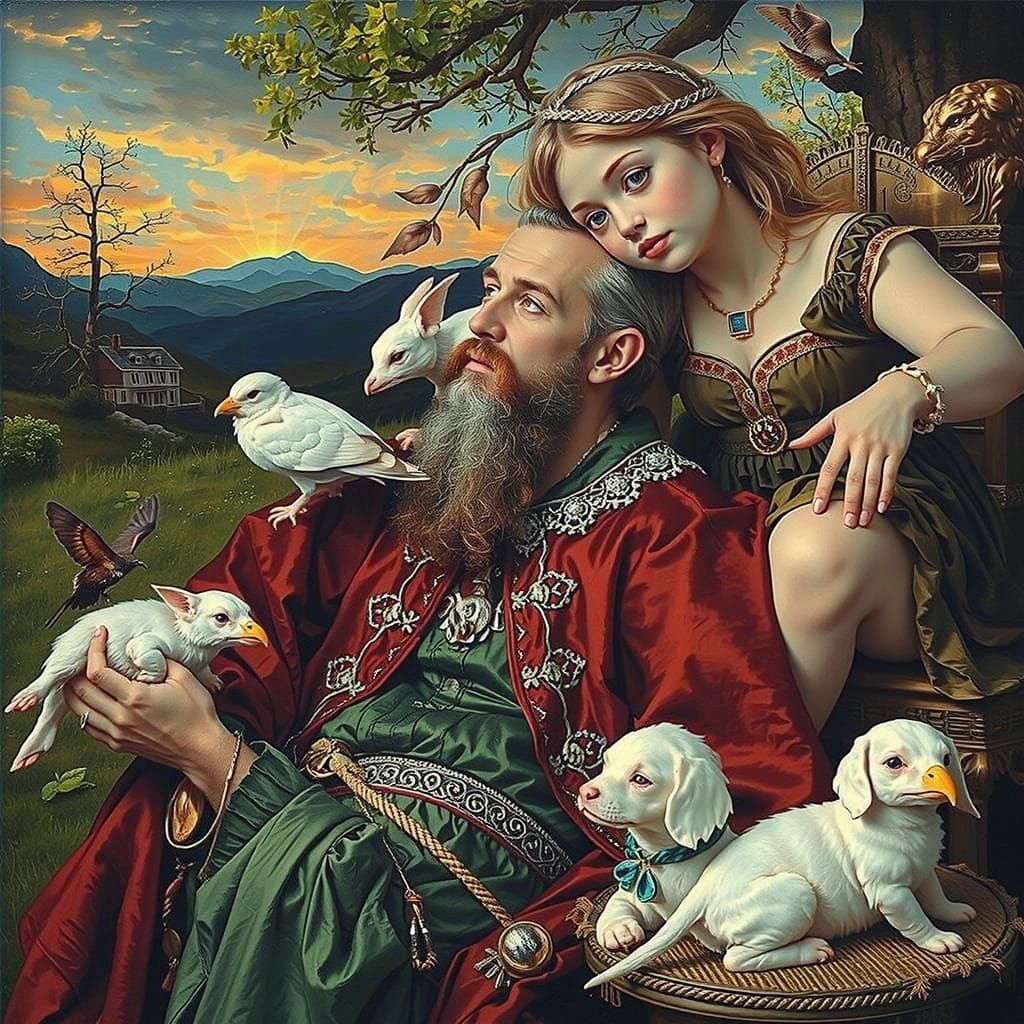 Photorealistic Image with Natural Colors and Sharp Focus