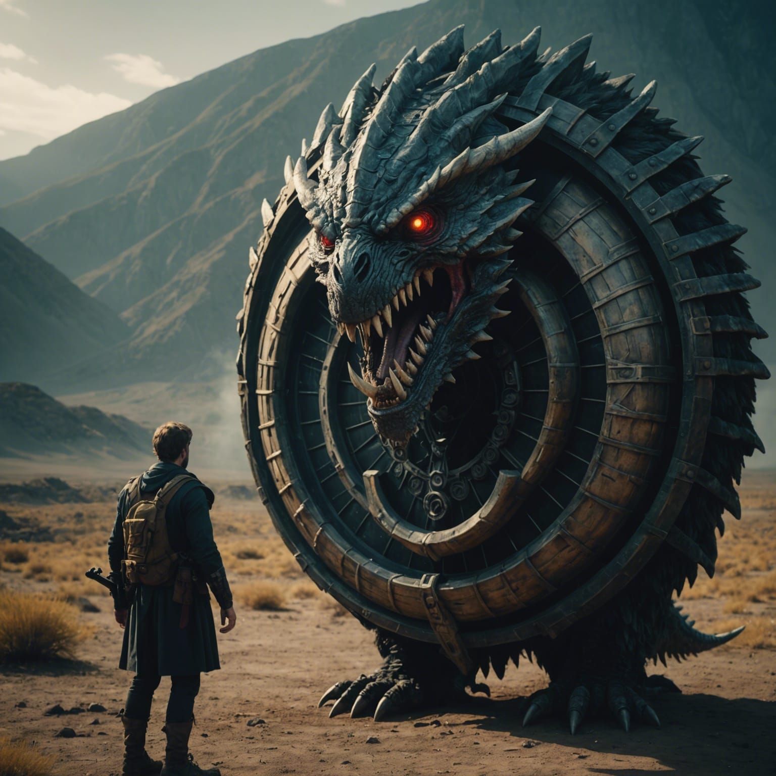 Magical Shield Against Monsters: Cinematic Still