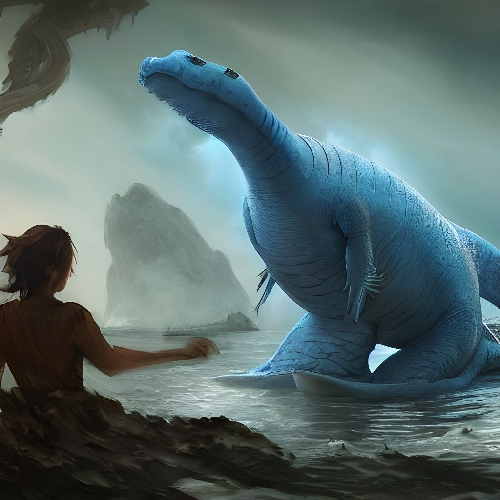 Lapras Concept Art in Fantasycore Style