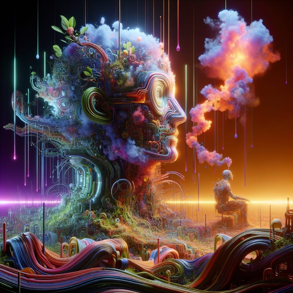 Utopian Sci-Fi Character in Octane Render