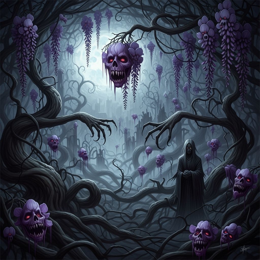 Wisteria Nightmares: An AI Interpretation