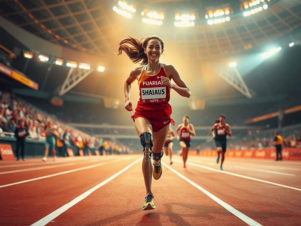 Athletes without Barriers: Woman with Prosthetic Legs