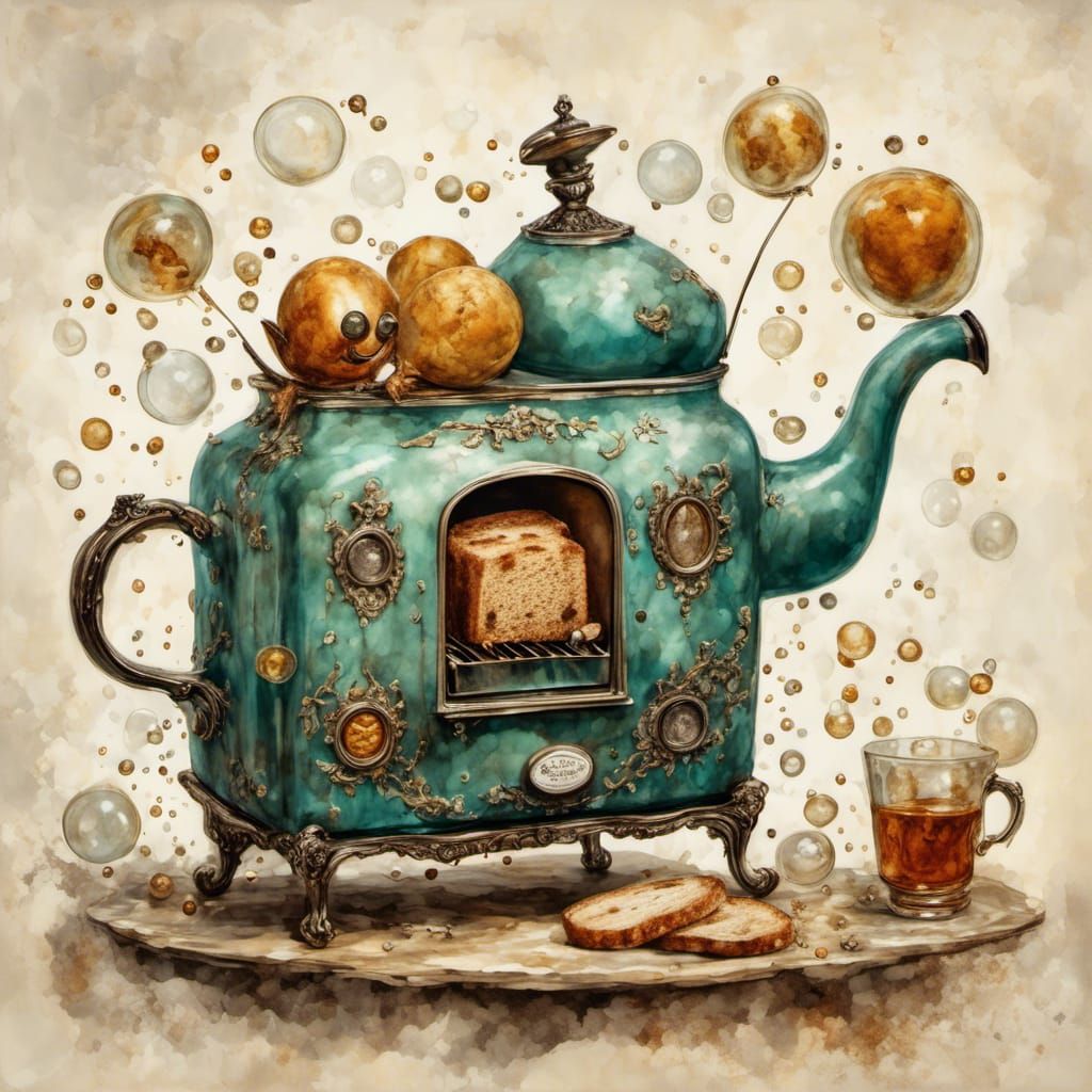 Hyperreal Toasters and Socks Chat with Bubbles