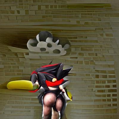 Stylized Blue Hedgehog Character Pose