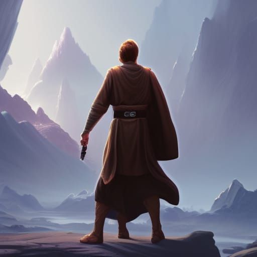 Obi-Wan Kenobi Detailed Matte Painting