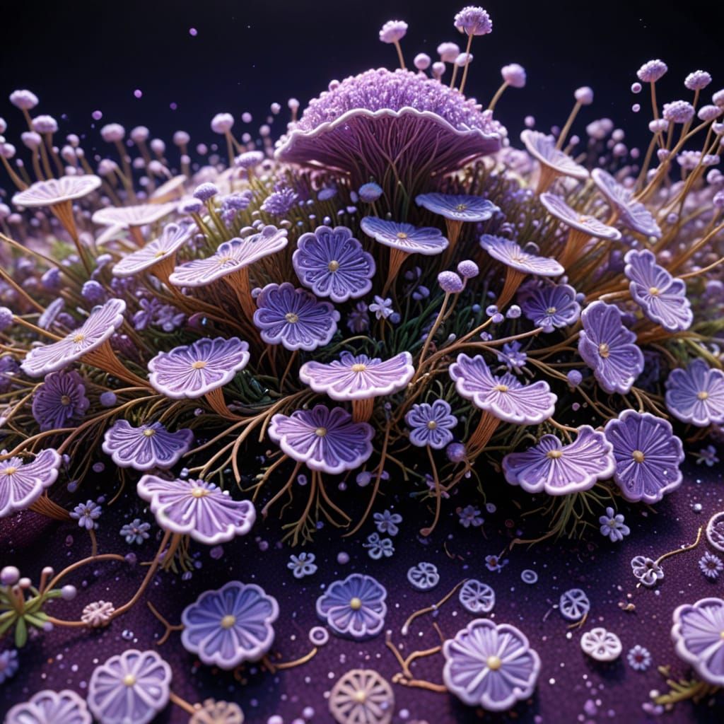 Libra Zodiac Scales in Lilac Embroidery