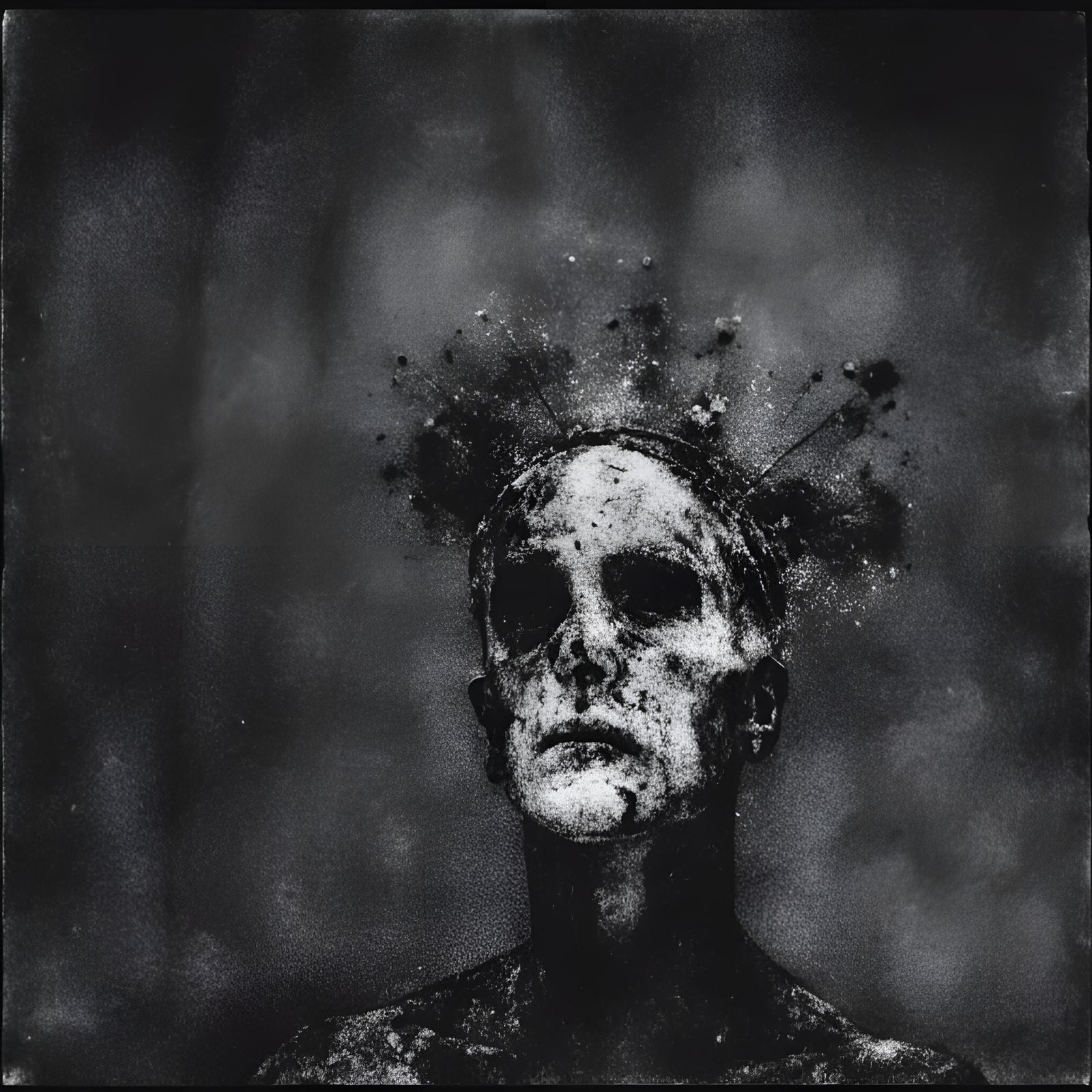 Death of Flesh Punk God in Cyberpunk Style