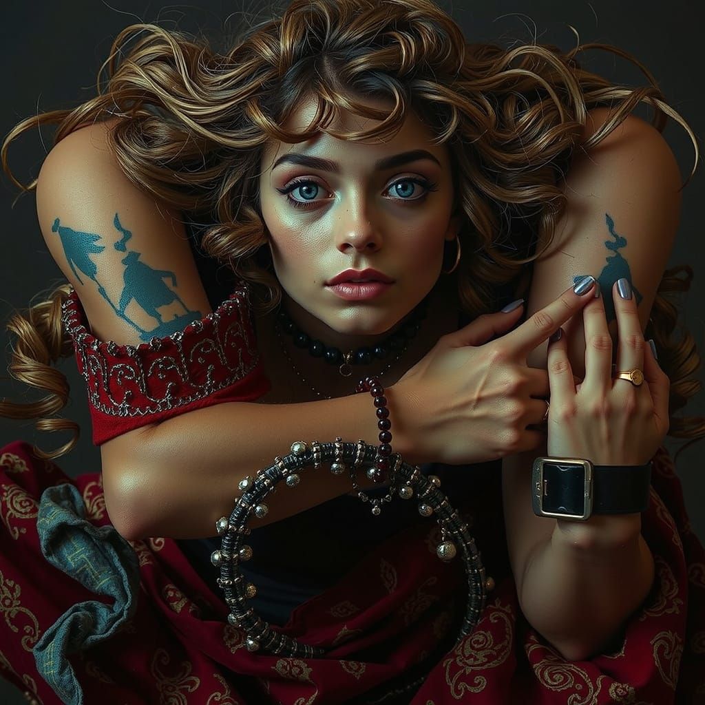 Abstract Swirling Forms in Dynamic Motion