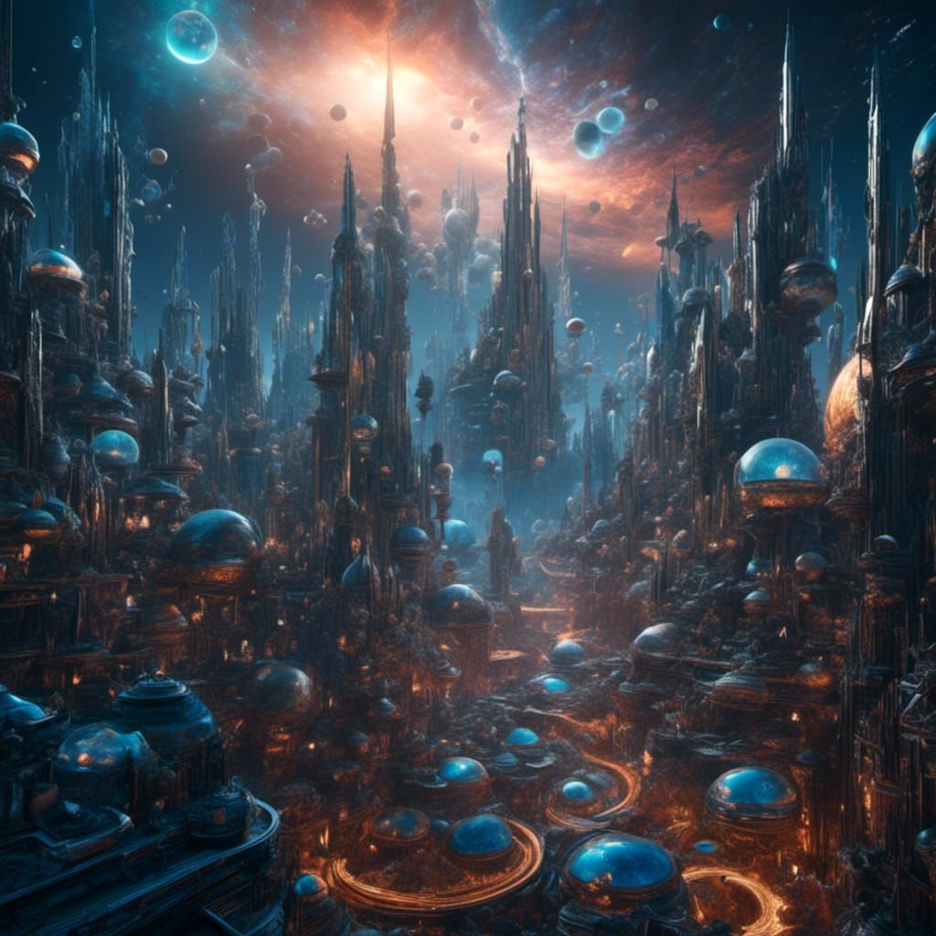 Hyperreal Metropolis at the Edge of the Universe