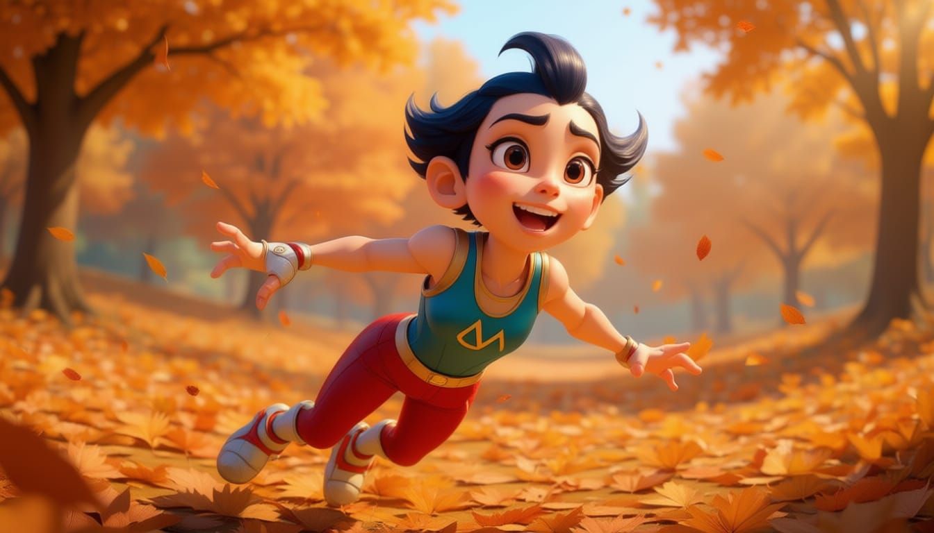 Astro Boy Portrait at Gran Via Madrid