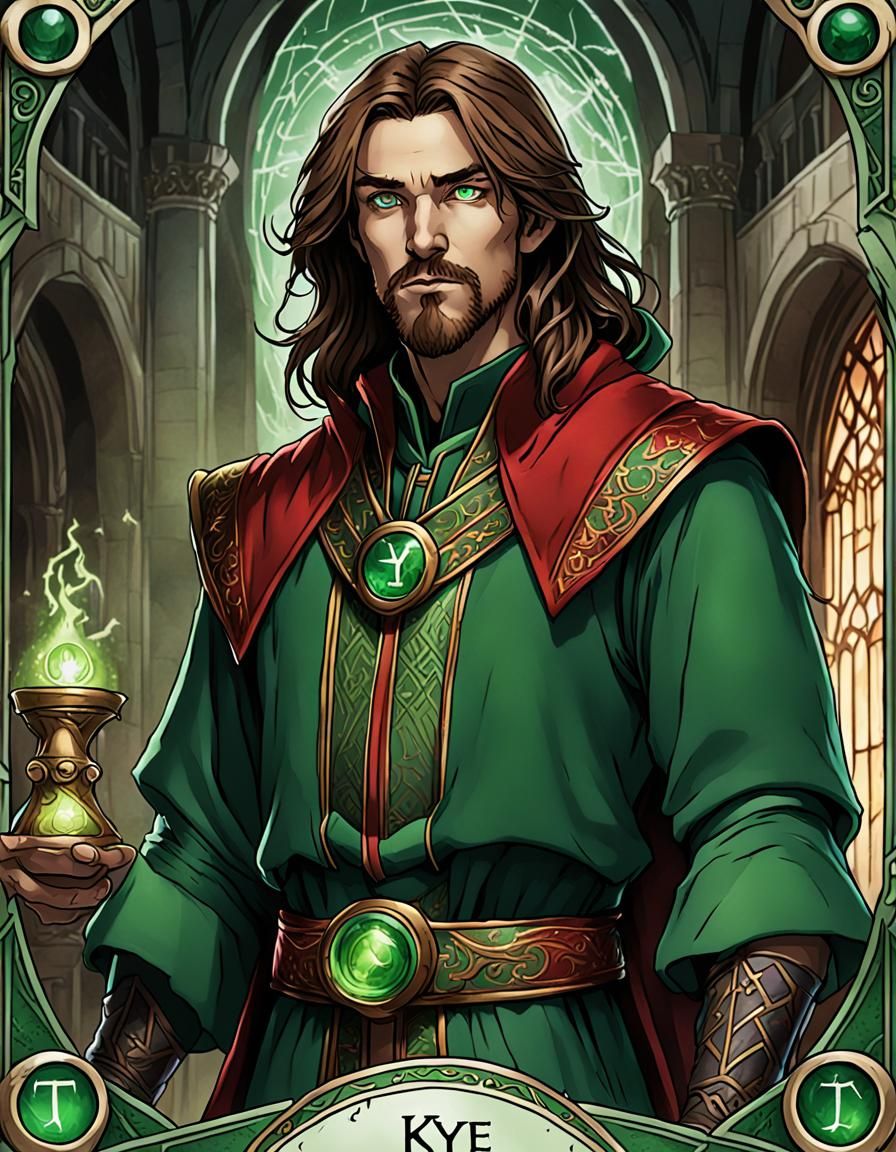 Tarot Card of Architect Wizard Kye