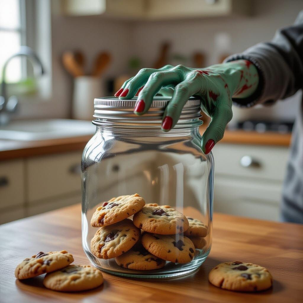 caught in a cookie jar