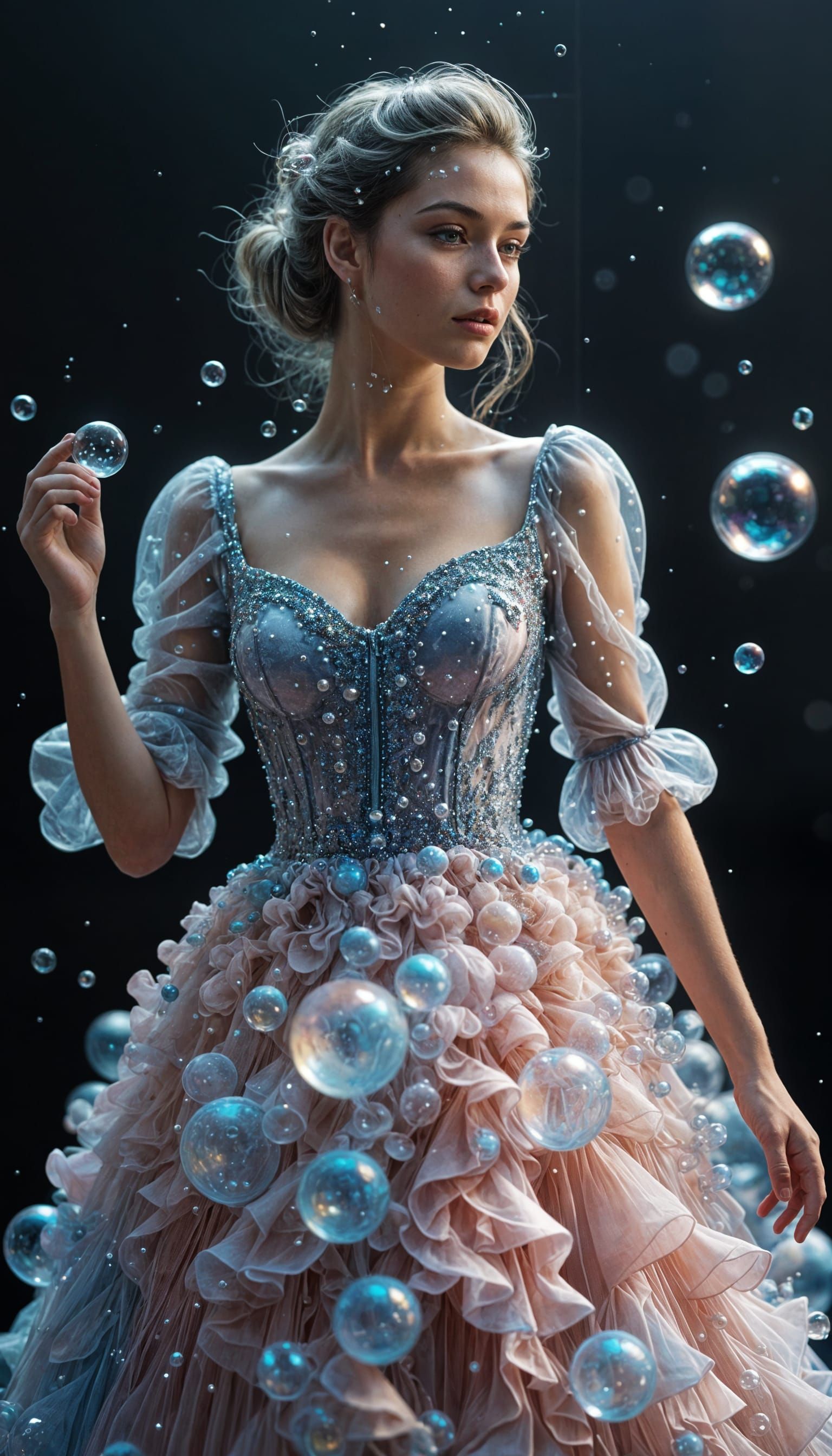 Dreamy Iridescent Fashion in Whimsical Surrealism