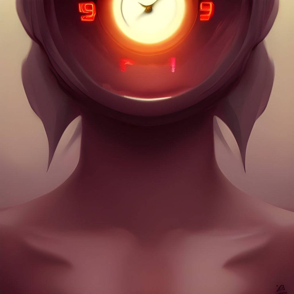 Clockwork Girl Portrait in Hyperdetailed Style