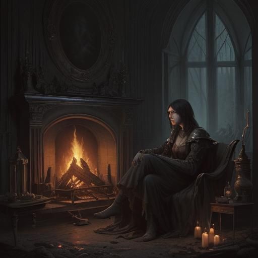 Horror Scene: Invitation by the Fire