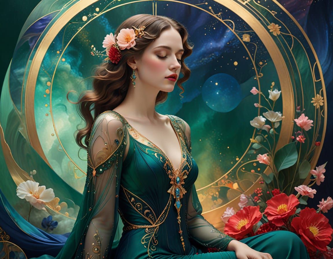 Ethereal muses embodying harmony