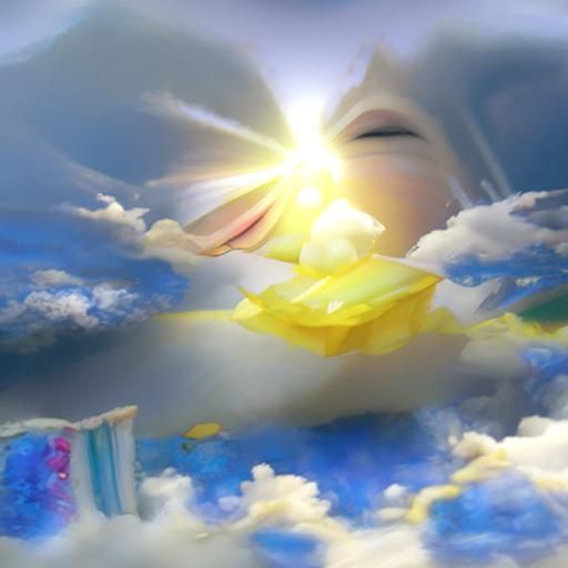 Dreamcore Angels in Divine Sunshine