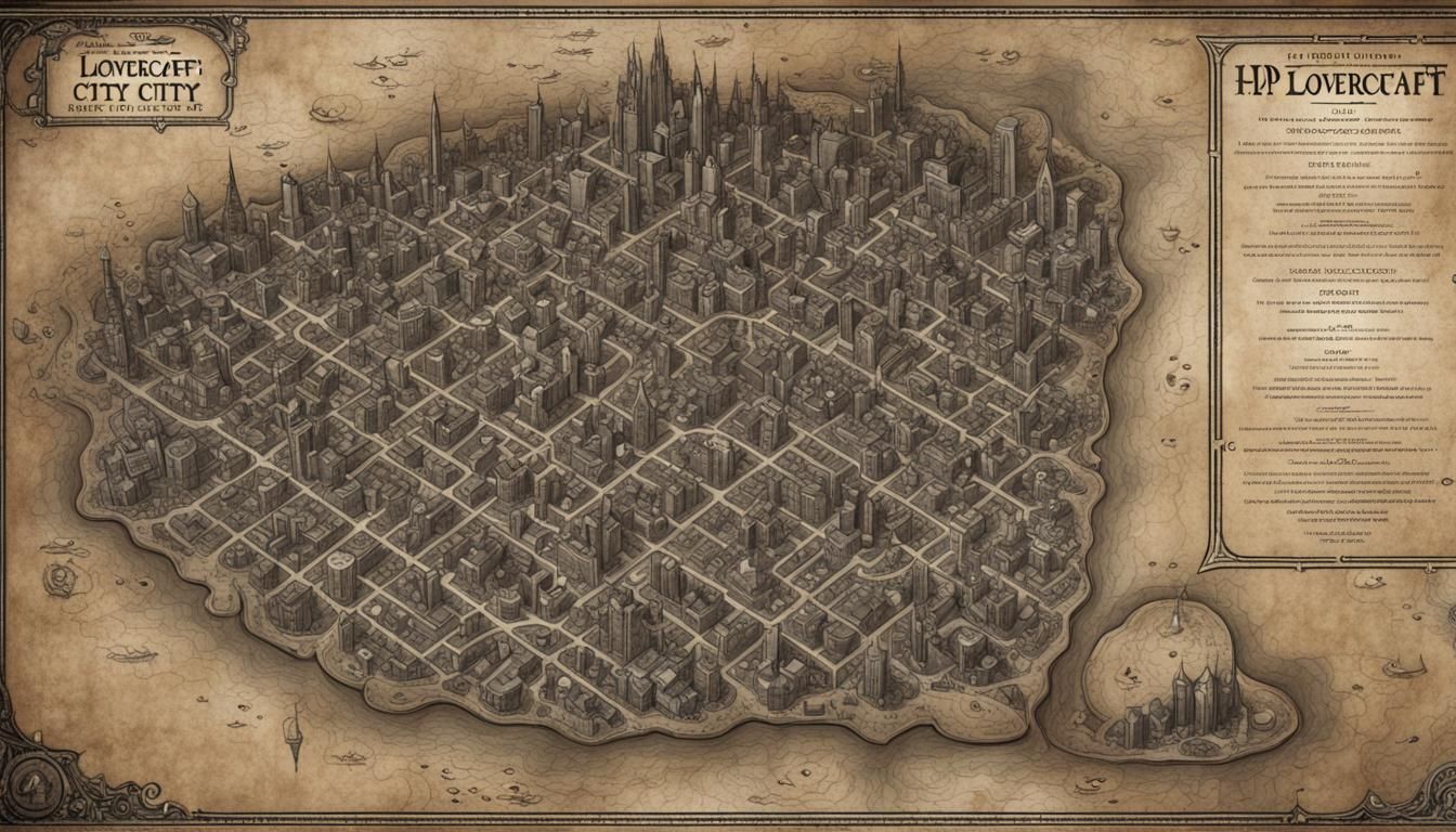 Lovecraftian City Map