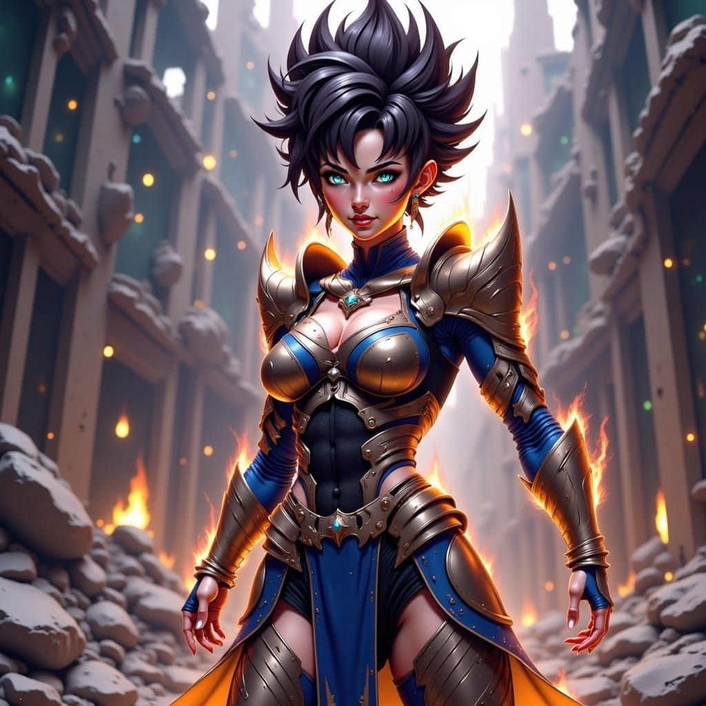 Vegana (Vegita, Son Goku)