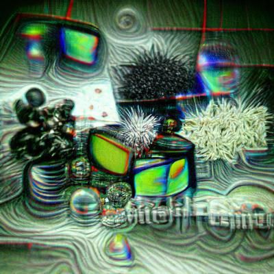 Chaotic Magnetic Field Inside a Television Screen