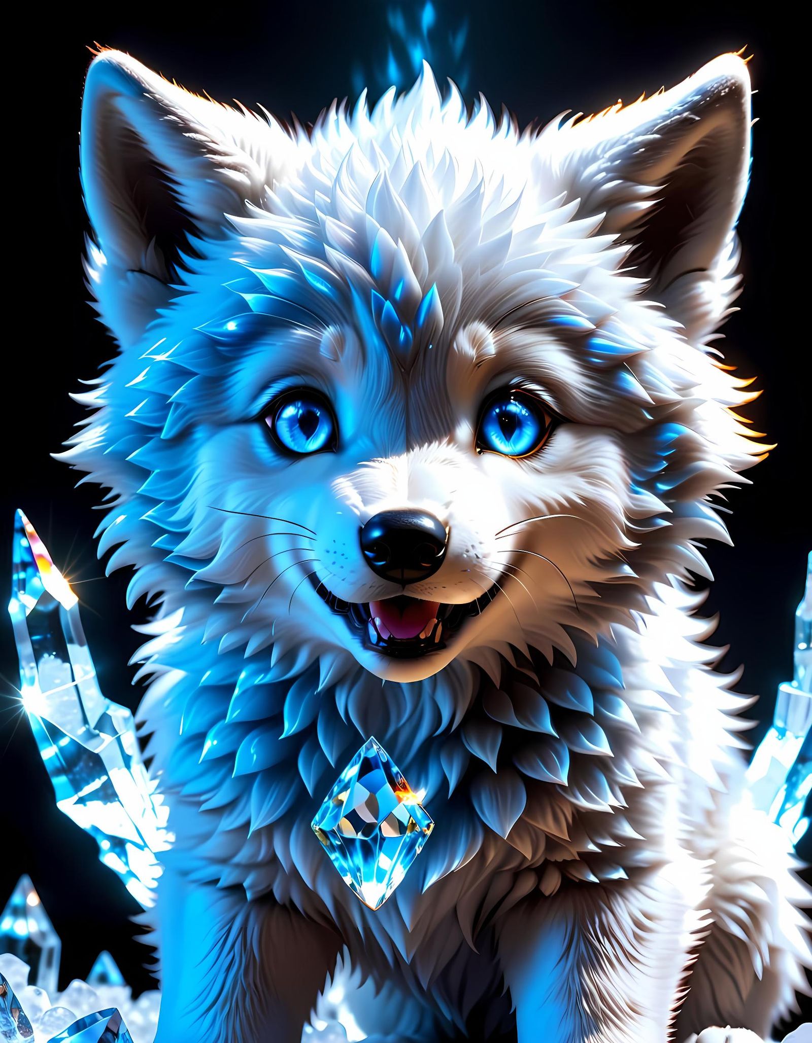 Crystal Wolf Cub