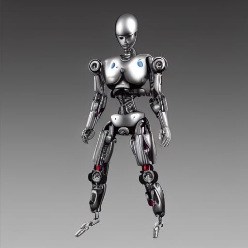 Orphan Cyborg Image Generated by AI