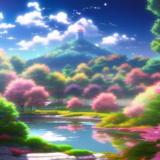 Anime Cake in Kyoto Animation Style