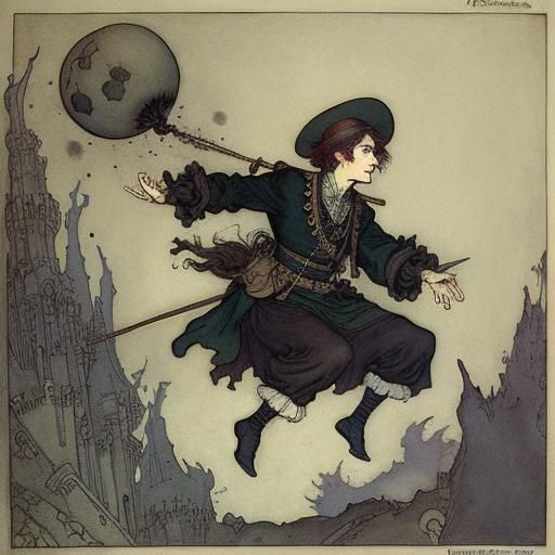 Boombastic Explosion in Fairy-Tale Style