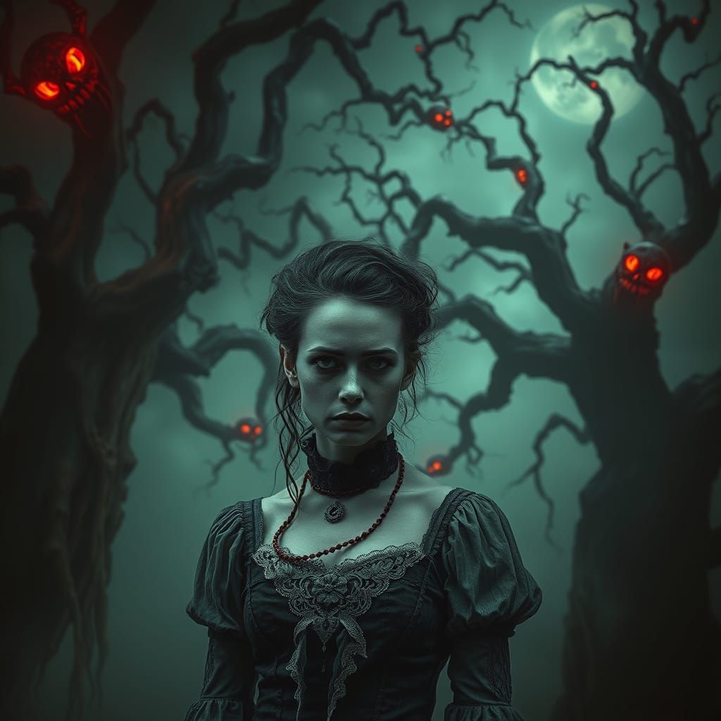 Gothic Dreamscape of a Tormented Soul