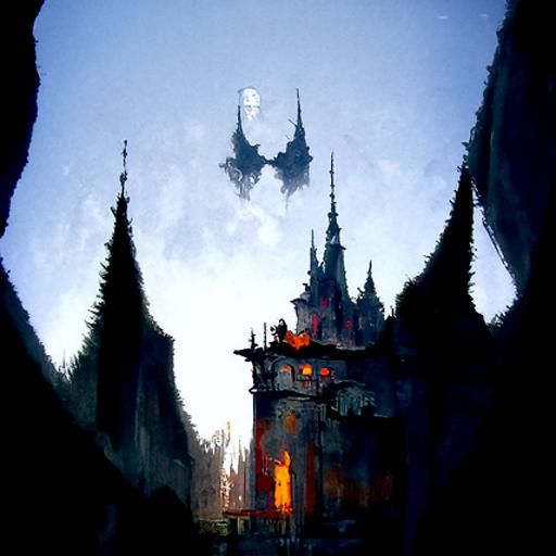 Sinister Disney Castle by Rutkowski