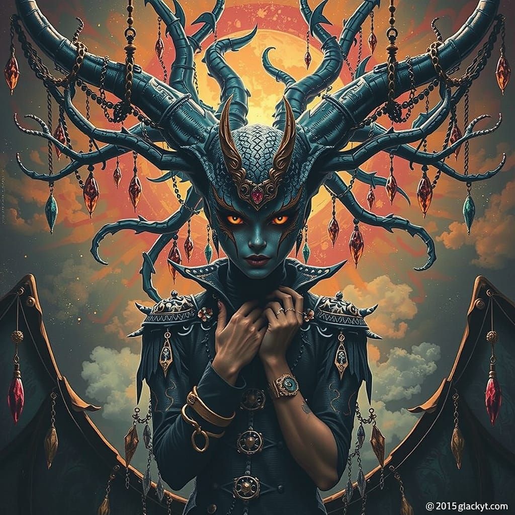 Vivid Masterpiece in Triadic Colors