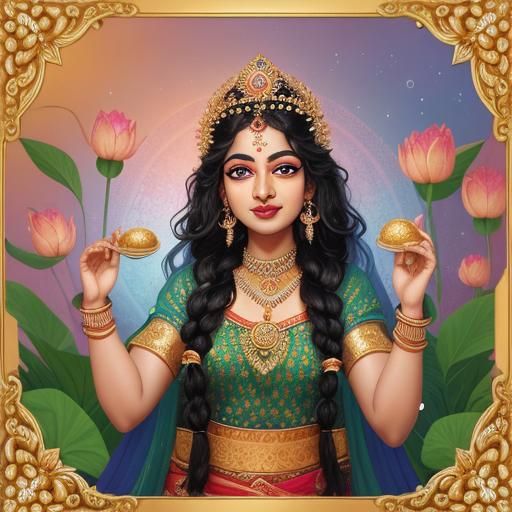 Radiant Srimati Radhika: Eternal Youth and Beauty
