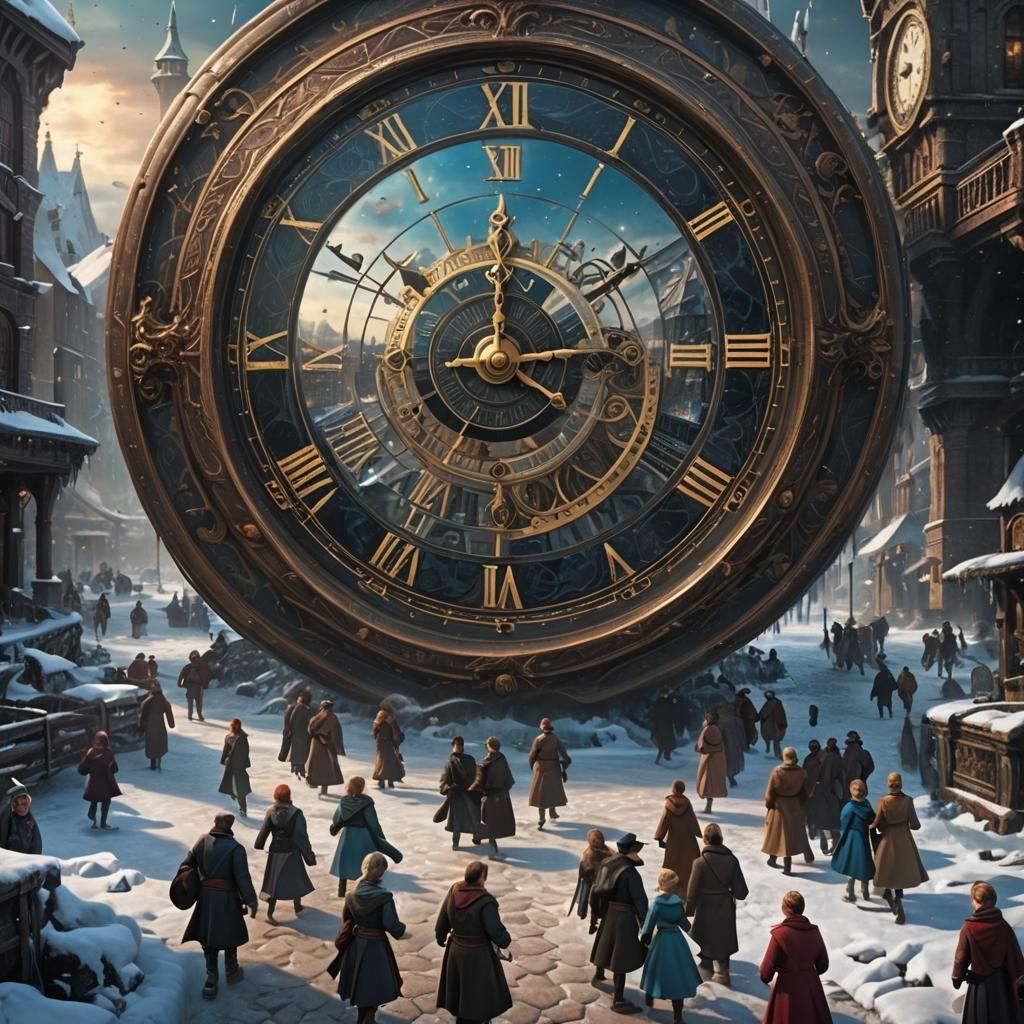Time Stands Still: A Detailed Matte Painting