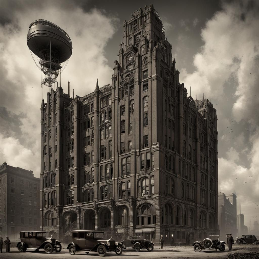 Steampunk Asylum: Gothic Beaux-Arts Nightmare