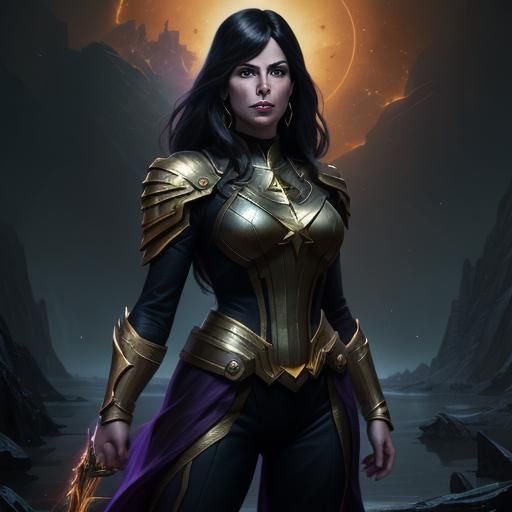 Donna Troy Dark Fantasy Concept Art in 8K