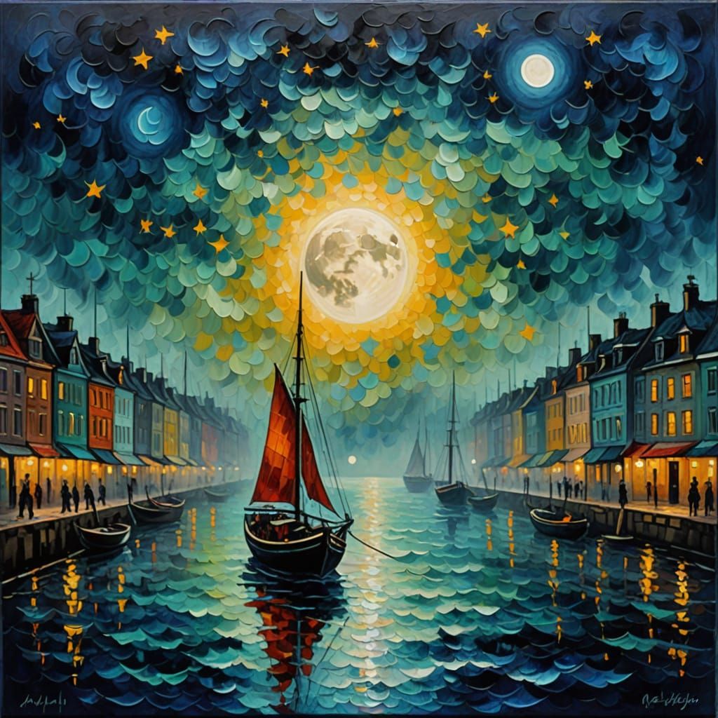 Stars Hidden in Fog, Moon Looks Away, Sirens Sing in Dirty W...