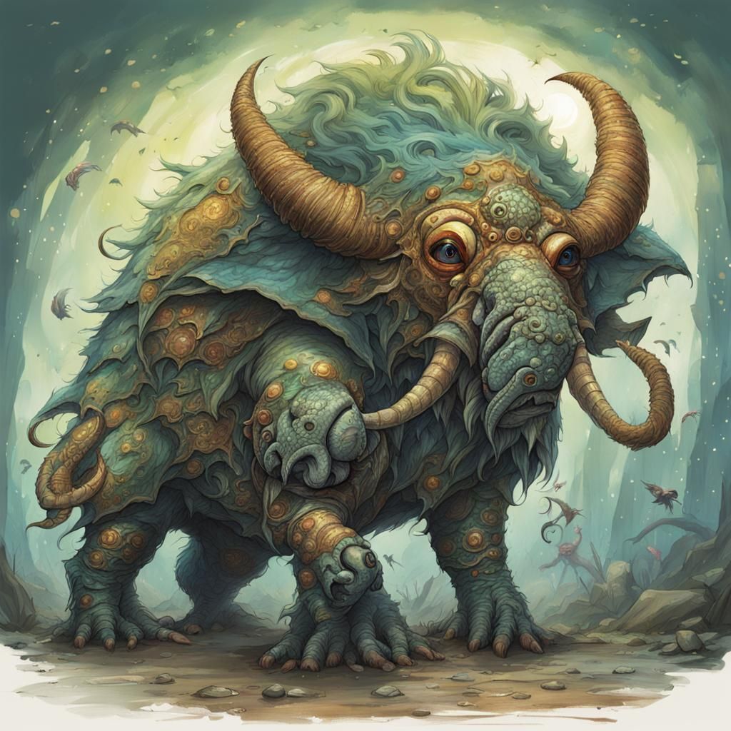 Colorful Fantasy Creature