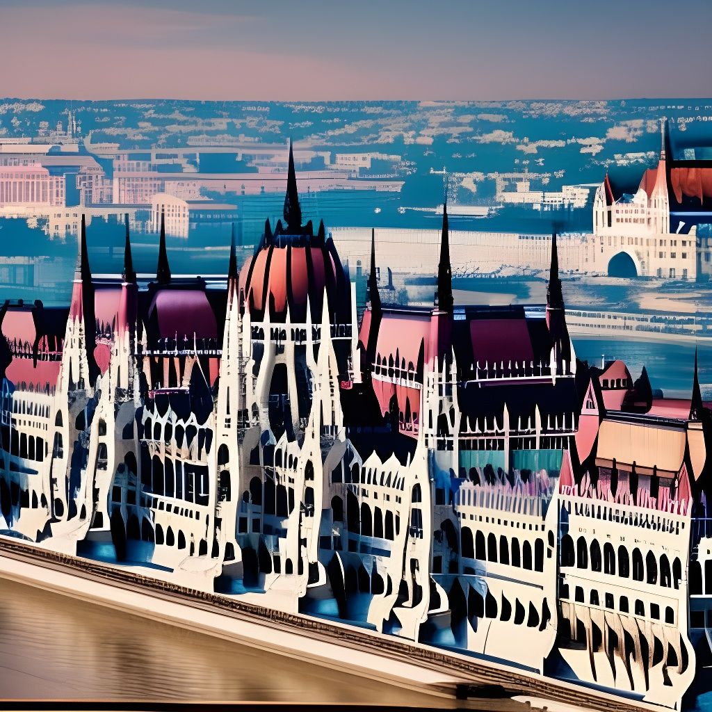 Budapest Parliament Building on a Sunny Day