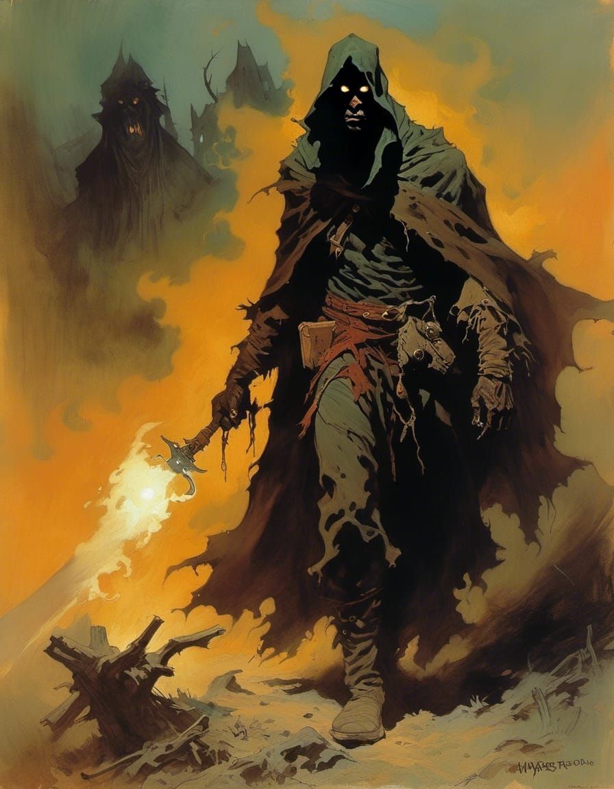 Vengeful Wraith Hunter in Haunted Village