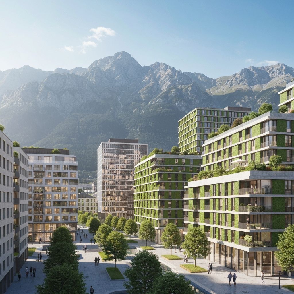 Eco-Friendly Cityscape in Austria: Social Housing