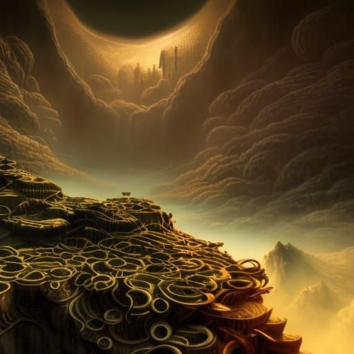 Mysterious Fantastical Dreamscape in 8k Resolution