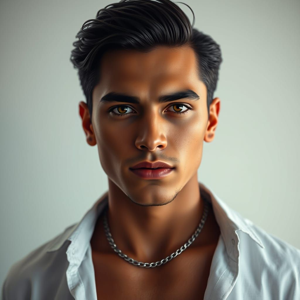 Portrait of Rafael Domínguez in Dynamic Lighting