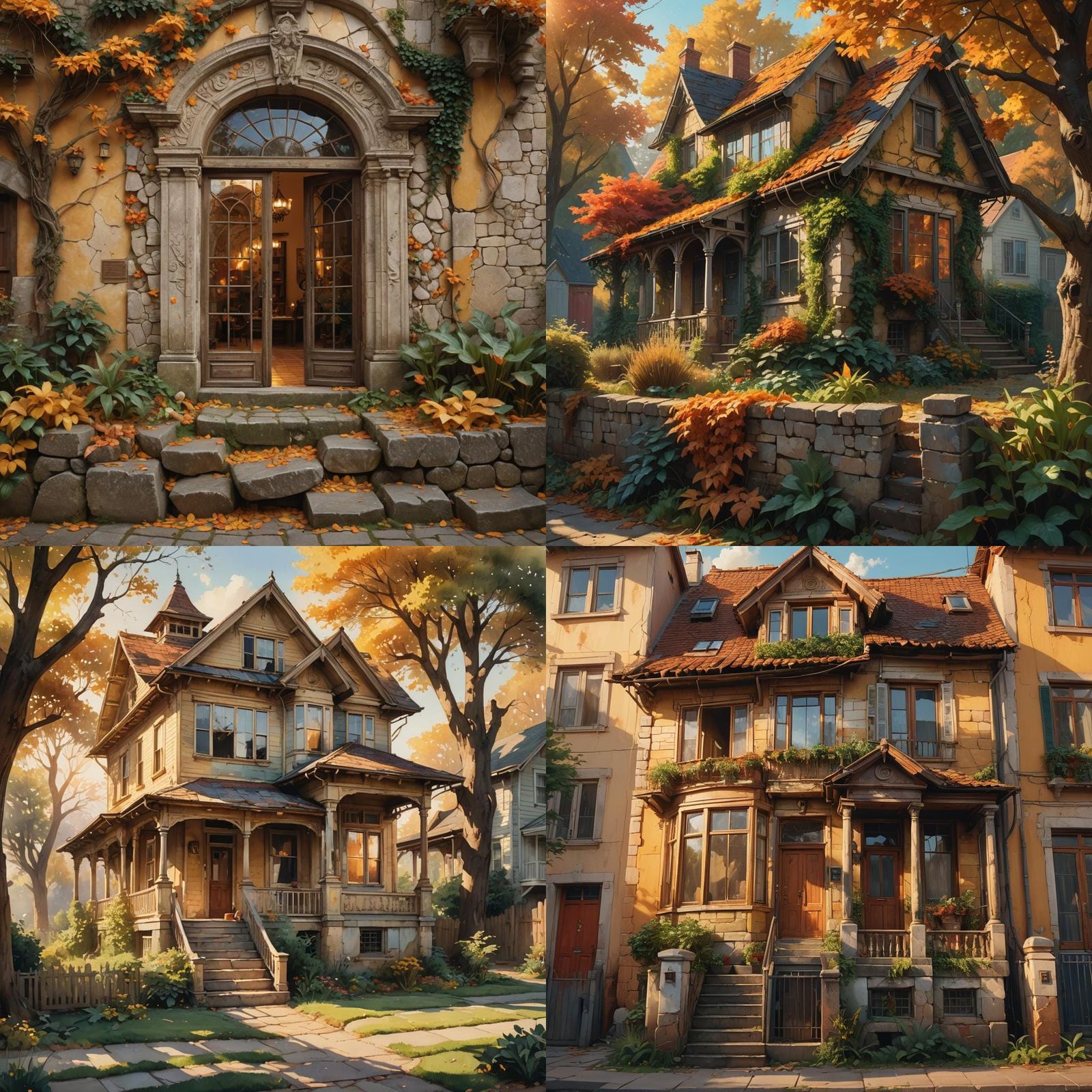 Hyperrealistic House of Childhood Memories