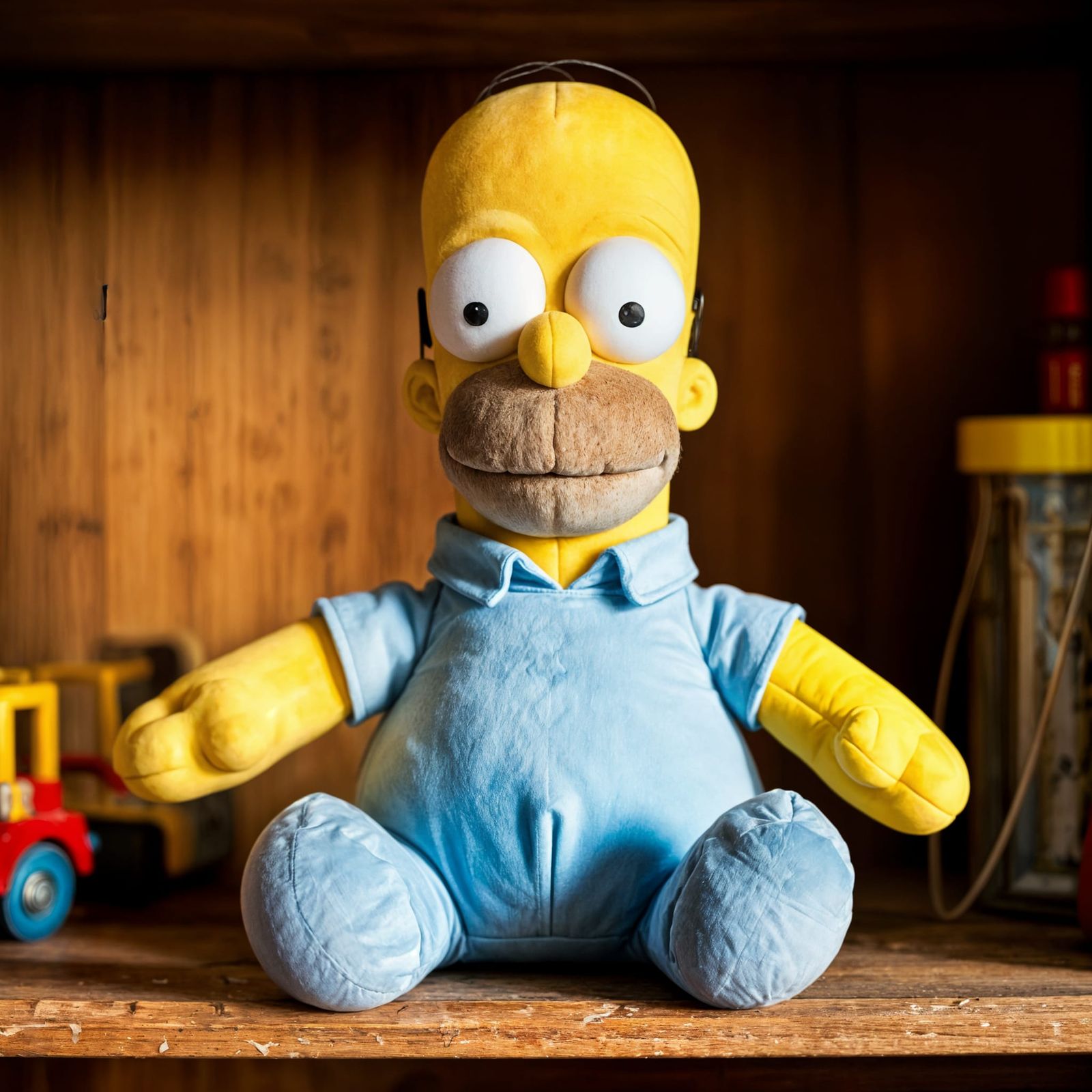 Homer Simpson Soft Toy Realistic Photo