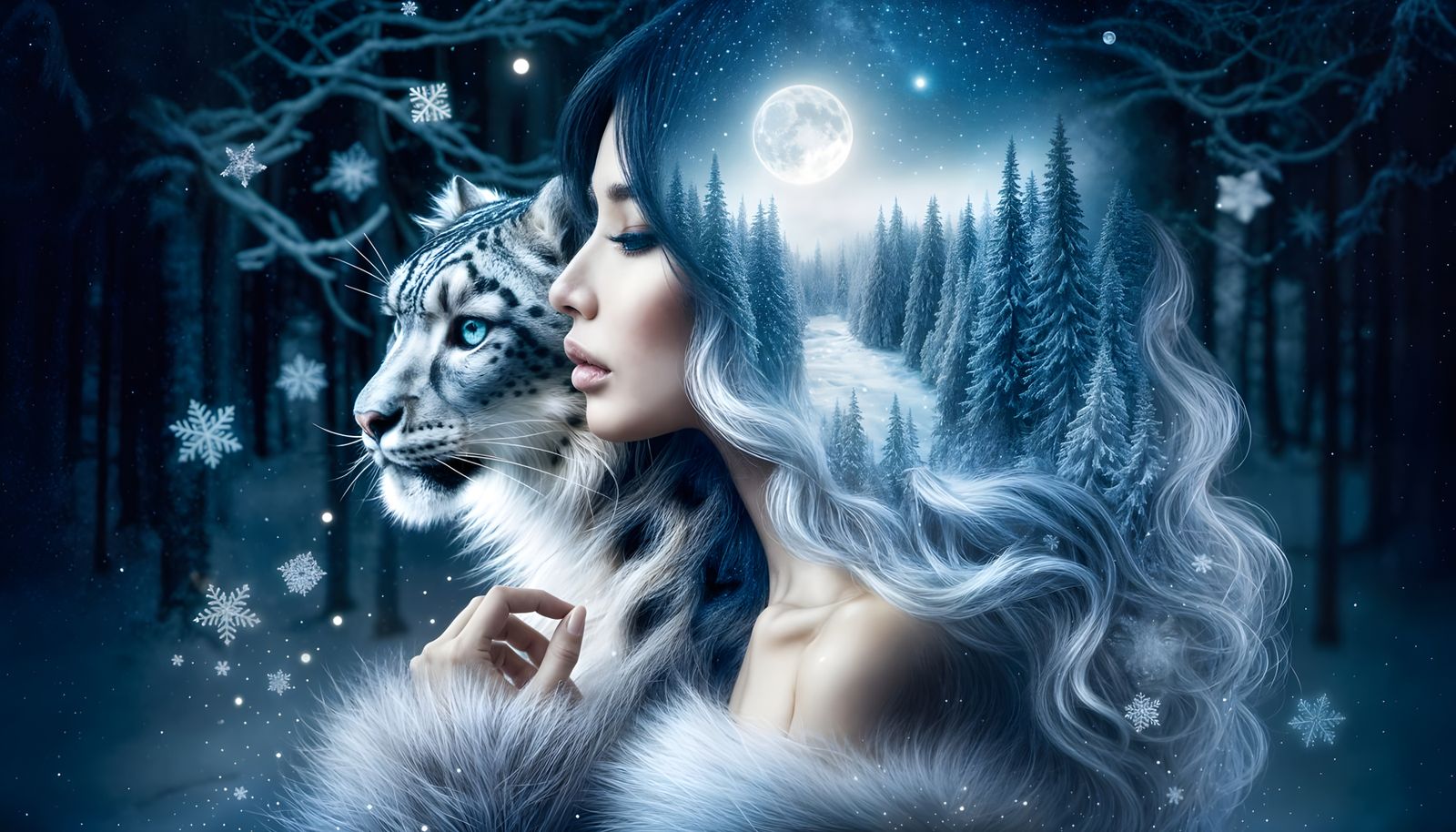 Surreal Double Exposure Portrait in Fine Art Photography Sty...