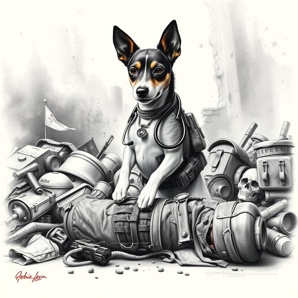 A Jack Russell Terrier Combat Surgeons