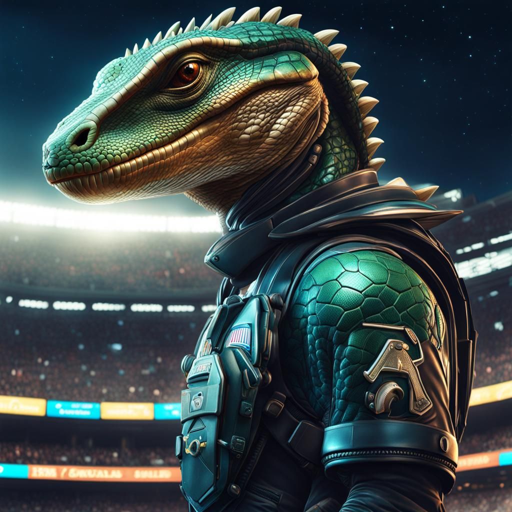 Alien baseball player (D)