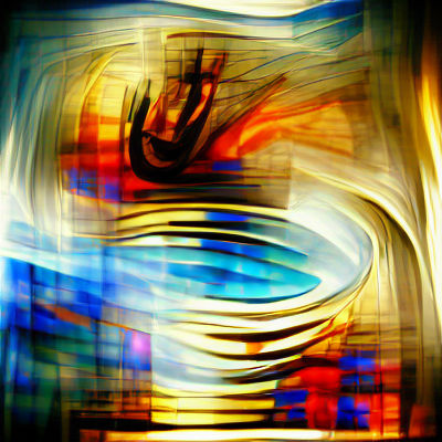 Vibrant Abstract God